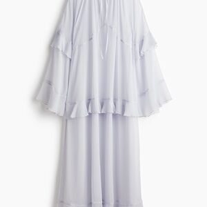 H&M Light Lavender Tiered Maxi Dress